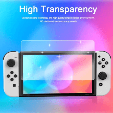 ฟิล์มกระจกนิรภัยกันรอยนิ้วมือ DOBE TNS-1156 สำหรับ NINTENDO SWITCH OLED_3